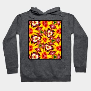 Happy Sun Flower Pattern Hoodie